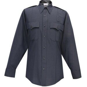 NWT Flying Cross Justice LS Shirt Women’s 38 Long LAPD Navy Poly/Wool 107W84‎